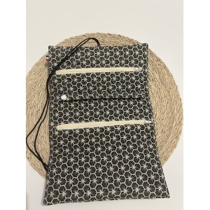 Pochette à bijoux de voyage - Riad noir