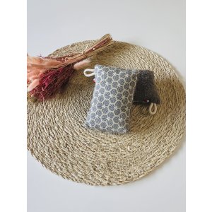 Eponge lavable en tissu - Riad gris