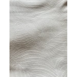 Boudin de porte double sur mesure - Feuilles beige