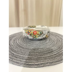 Charlotte alimentaire Taille bol - Multi fleurs