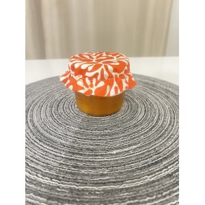 Charlotte Alimentaire Petit Pot & Pot de Confiture - Corail
