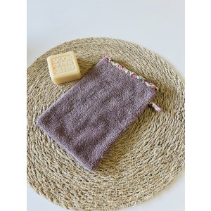 Gant de toilette en éponge - Eponge violet