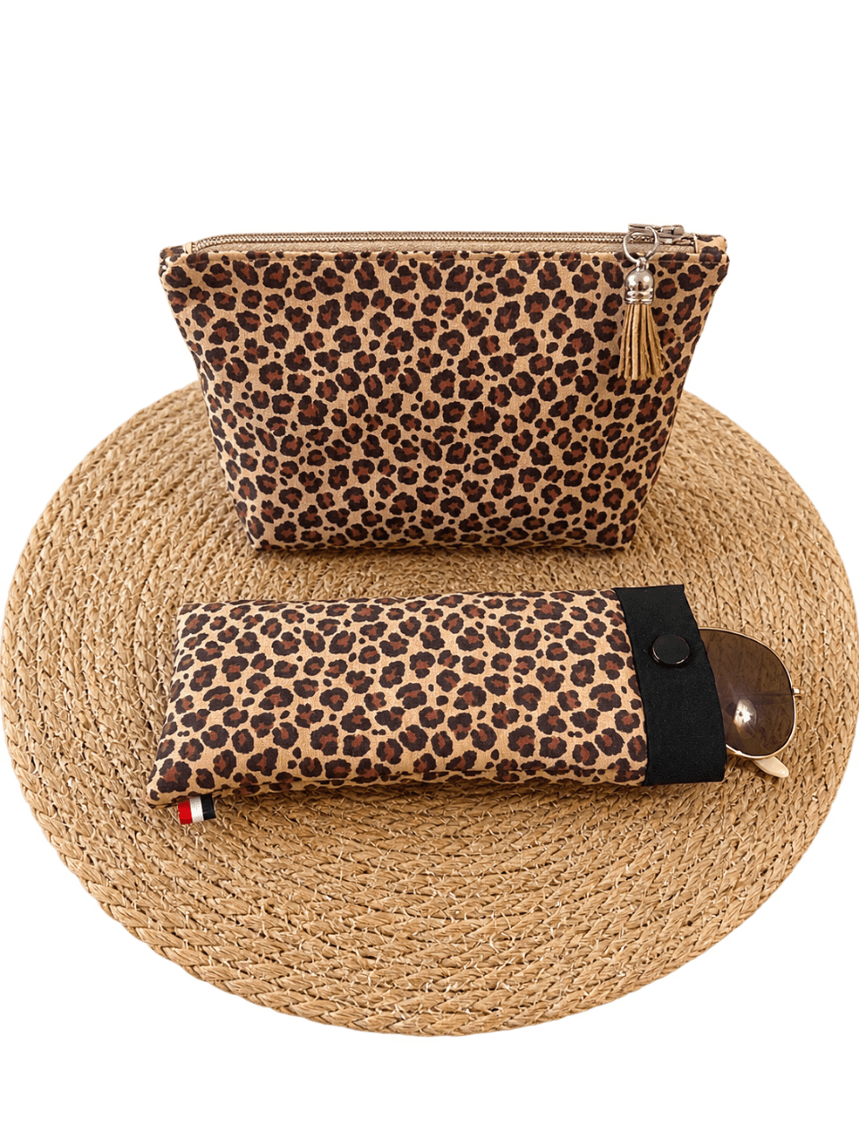 Duo trousse à maquillage & étui à lunettes