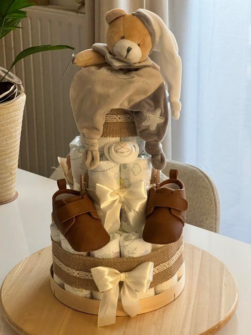 Gâteau de couches personnalisé sur commande