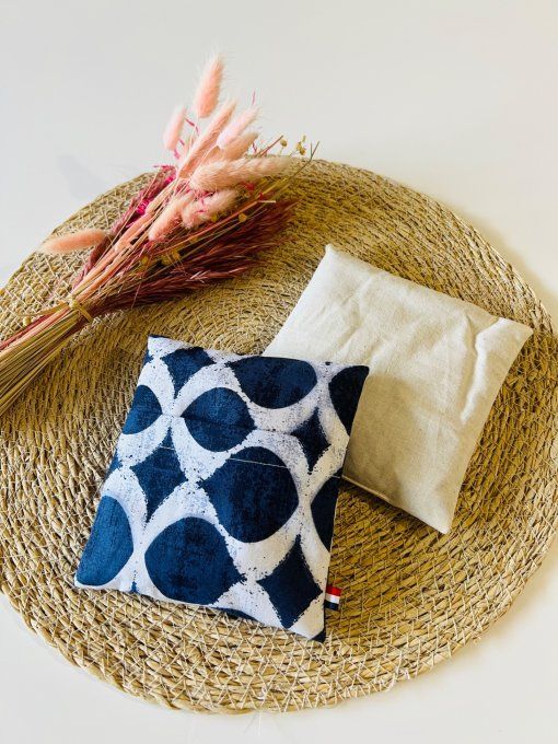 Bouillotte sèche déhoussable - Lavande & graines de lin bio