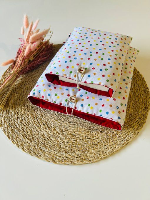 Lot de 2 pochettes à livres – Format poche et broché