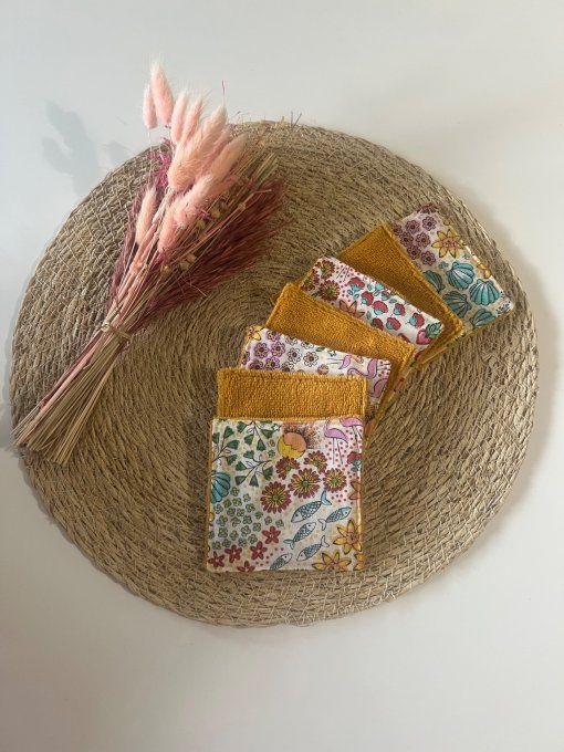 Lot de 7 lingettes démaquillantes
